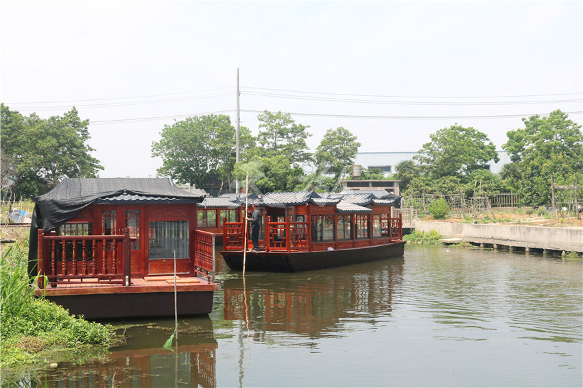 12米畫(huà)舫帶雅馬哈