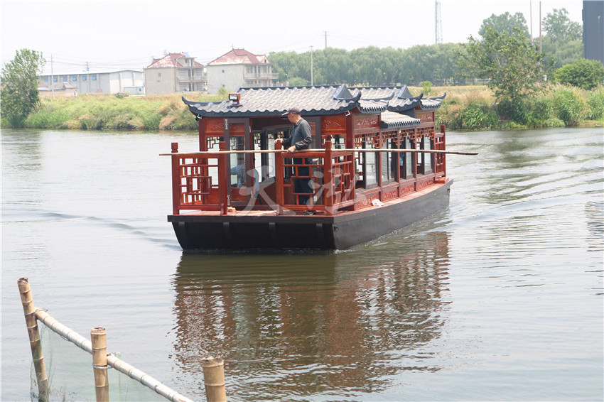 12米畫舫帶雅馬哈